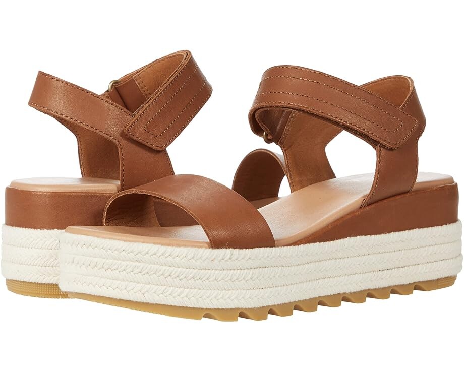 

Туфли SOREL Cameron Flatform Sandal, цвет Velvet Tan/Chalk