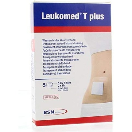 BSN Medical Leukomed T Plus 5 Прозрачные раневые повязки среднего размера