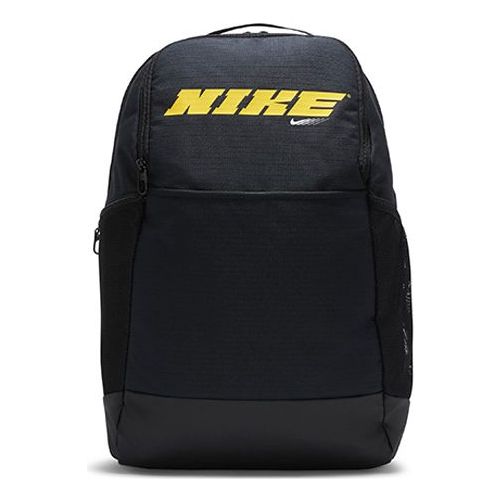Сумка Nike Brasilia Training Backpack 'Black Yellow', черный