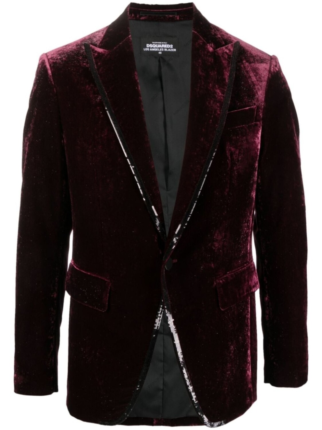 

Dsquared2 бархатный пиджак, красный