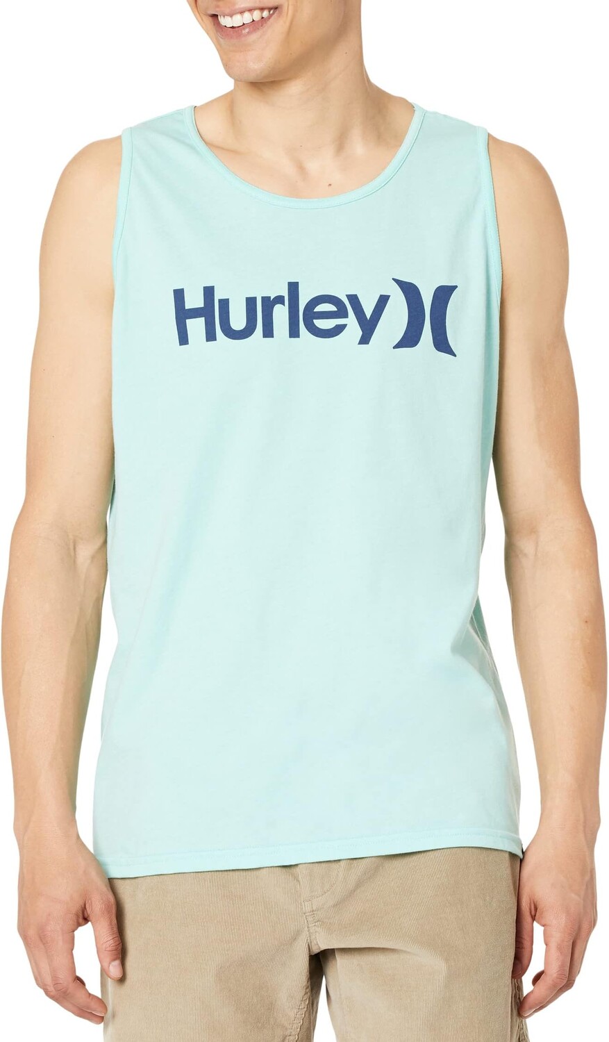 цена Топ One & Only Solid Tank Hurley, цвет Tropical Mist