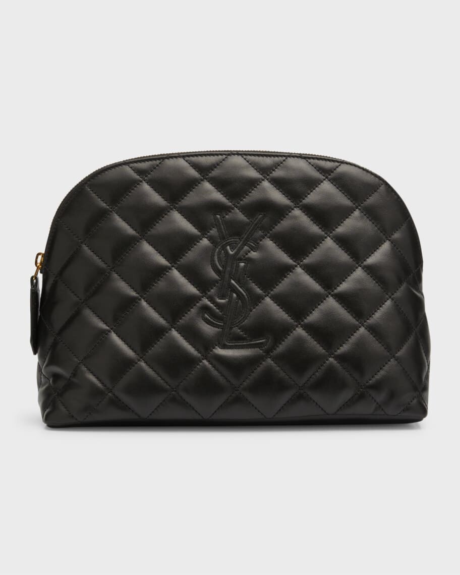 

Косметичка Cassandre из стеганой кожи большого размера Saint Laurent