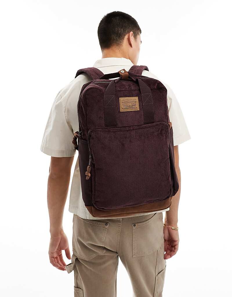 

Большой бордовый рюкзак Levi's L Pack