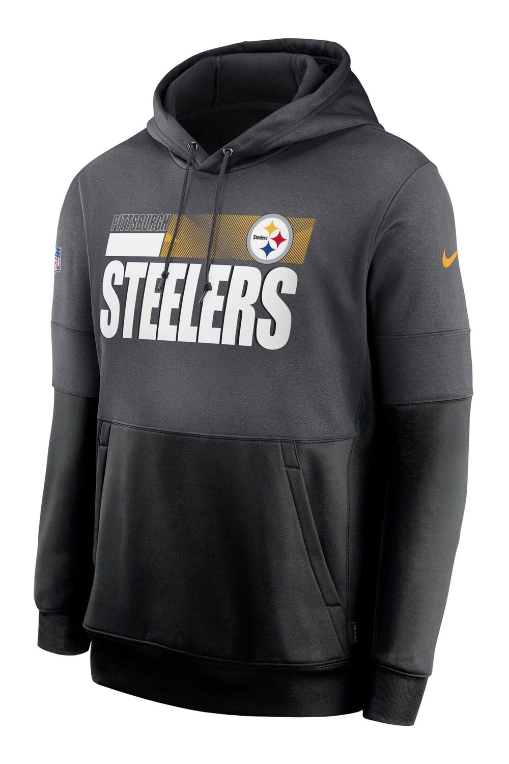 

Толстовка Fanatics Pittsburgh Steelers с названием команды Lock Up Therma Nike Nike, черный
