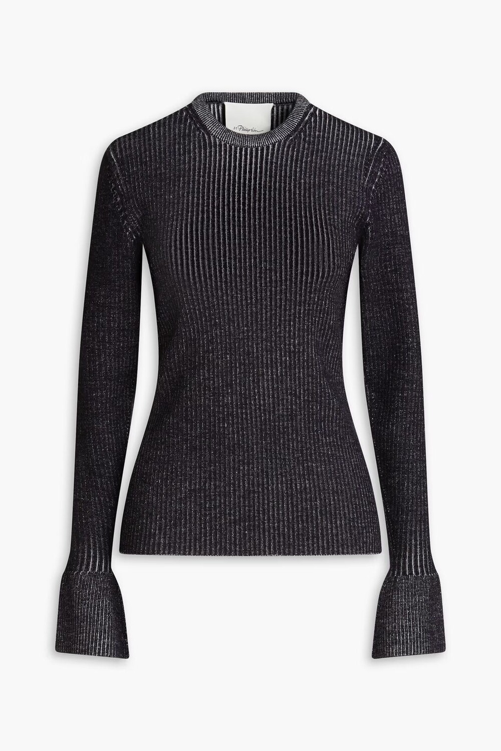 

Свитер из смесовой шерсти в рубчик 3.1 Phillip Lim, черный