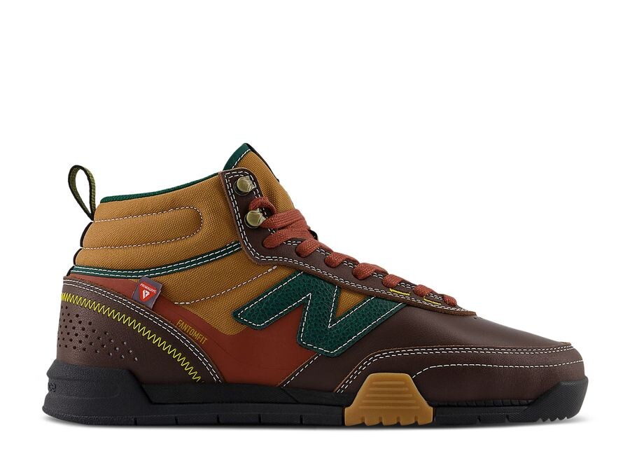 

Кроссовки New Balance Numeric 440 Trail High V2, цвет Brown Forest Green