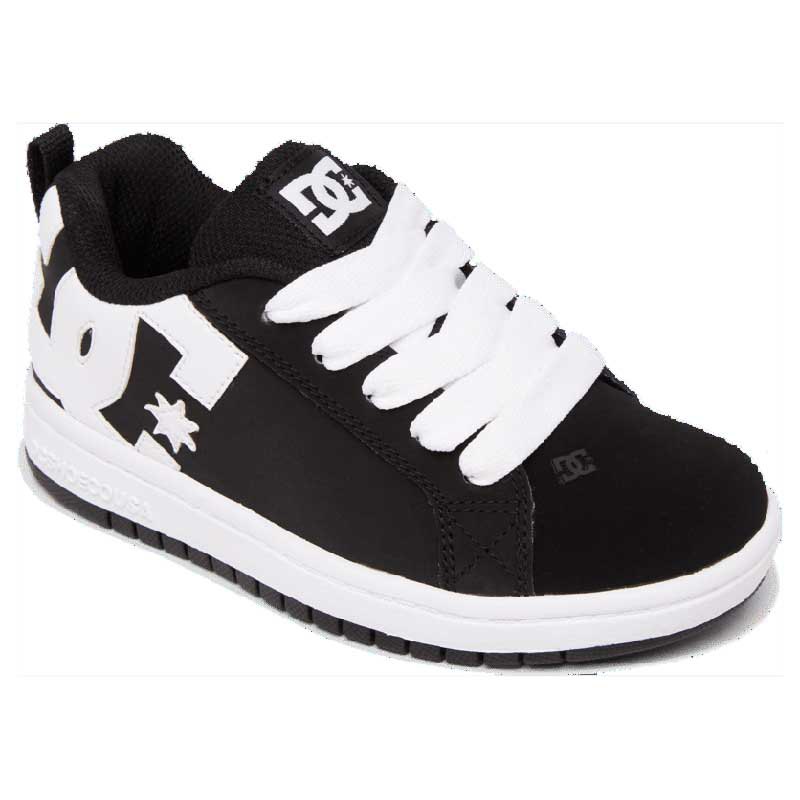 Кроссовки Dc Shoes Court Graffik Youth, черный кроссовки dc shoes court graffik unisex white black basic