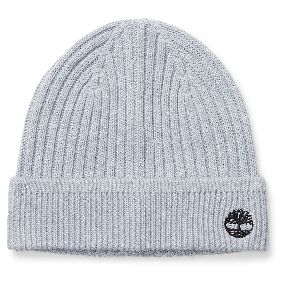 

Шапка Timberland Solid Rib, серый