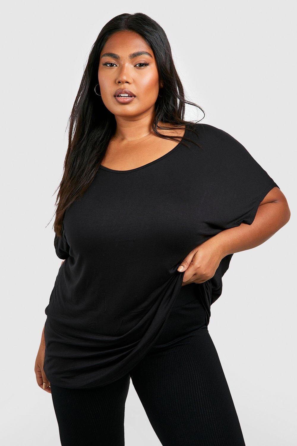 

футболка оверсайз Boohoo, черный