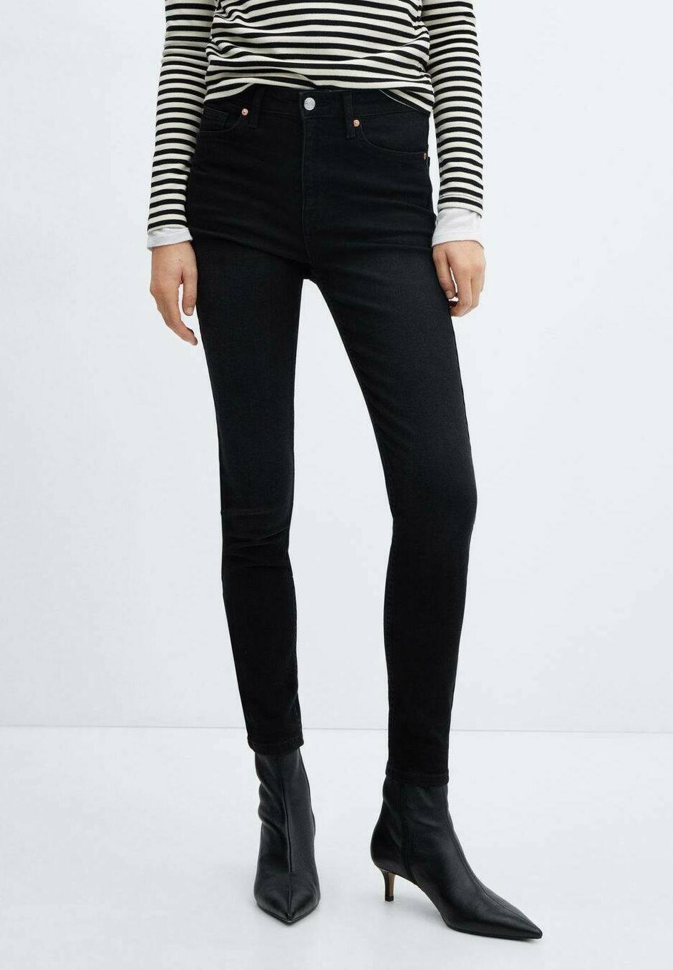 

Джинсы Slim Fit ABBY Mango, цвет black denim