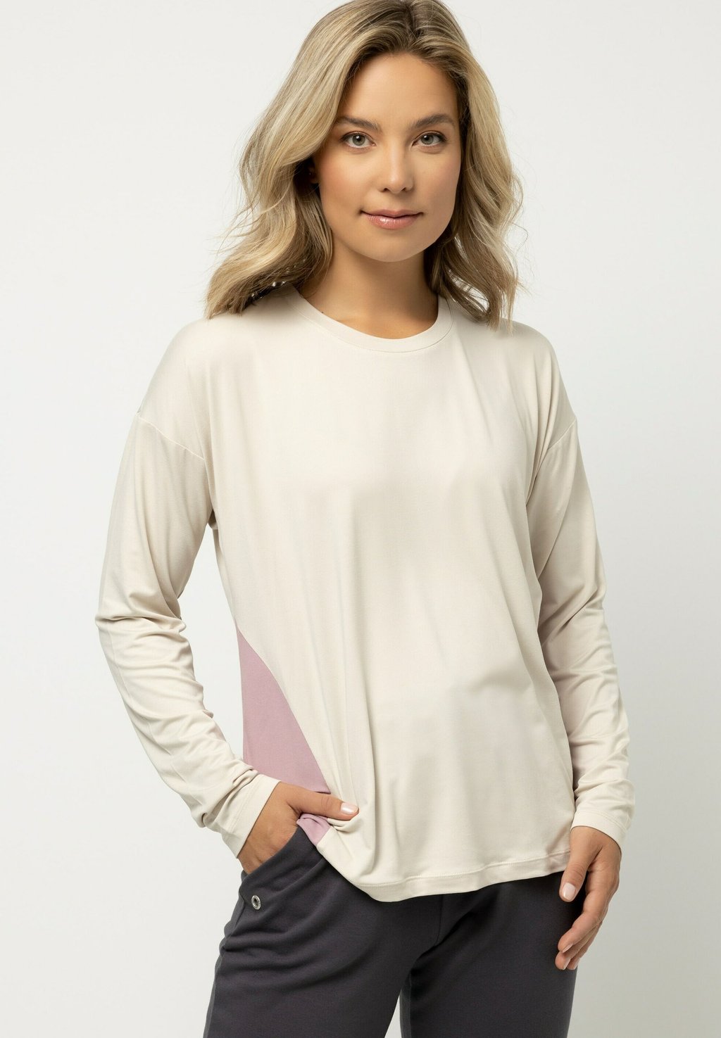 Рубашка с длинным рукавом GINA LAURA, цвет vanille