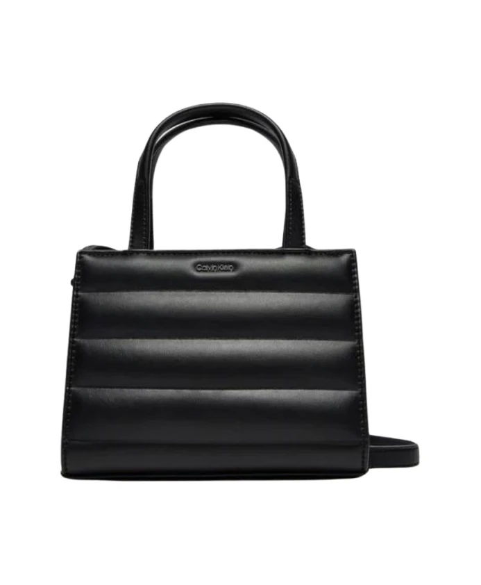

Миниатюрная сумка через плечо Line Quilt Calvin Klein, черный