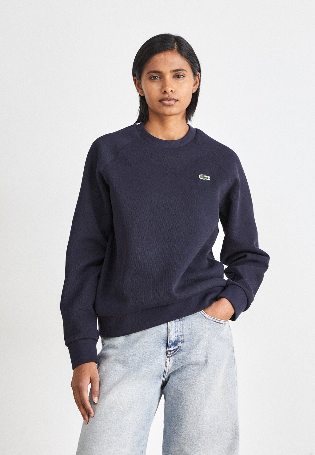 

Толстовка с капюшоном Lacoste, темно-синий, Серый