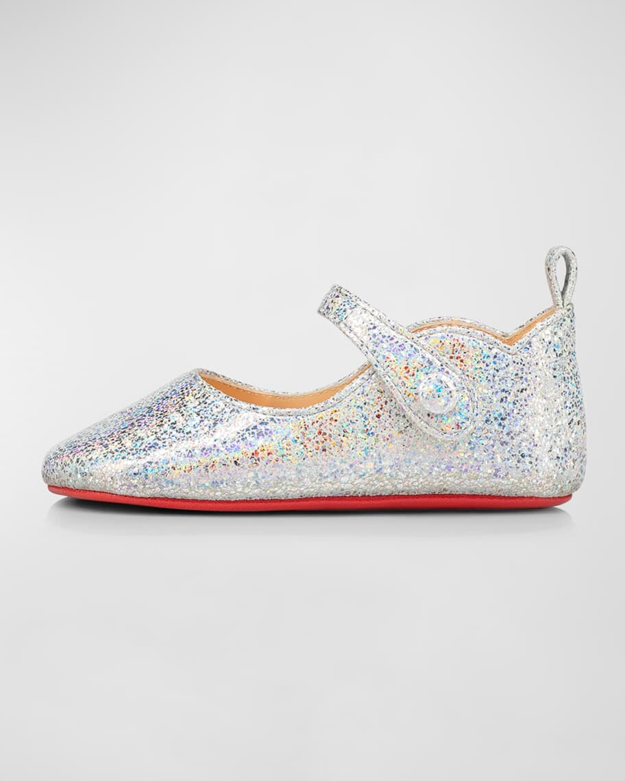 

Кожаные балетки Girl's Love Chick Sparkle, для малышей Christian Louboutin