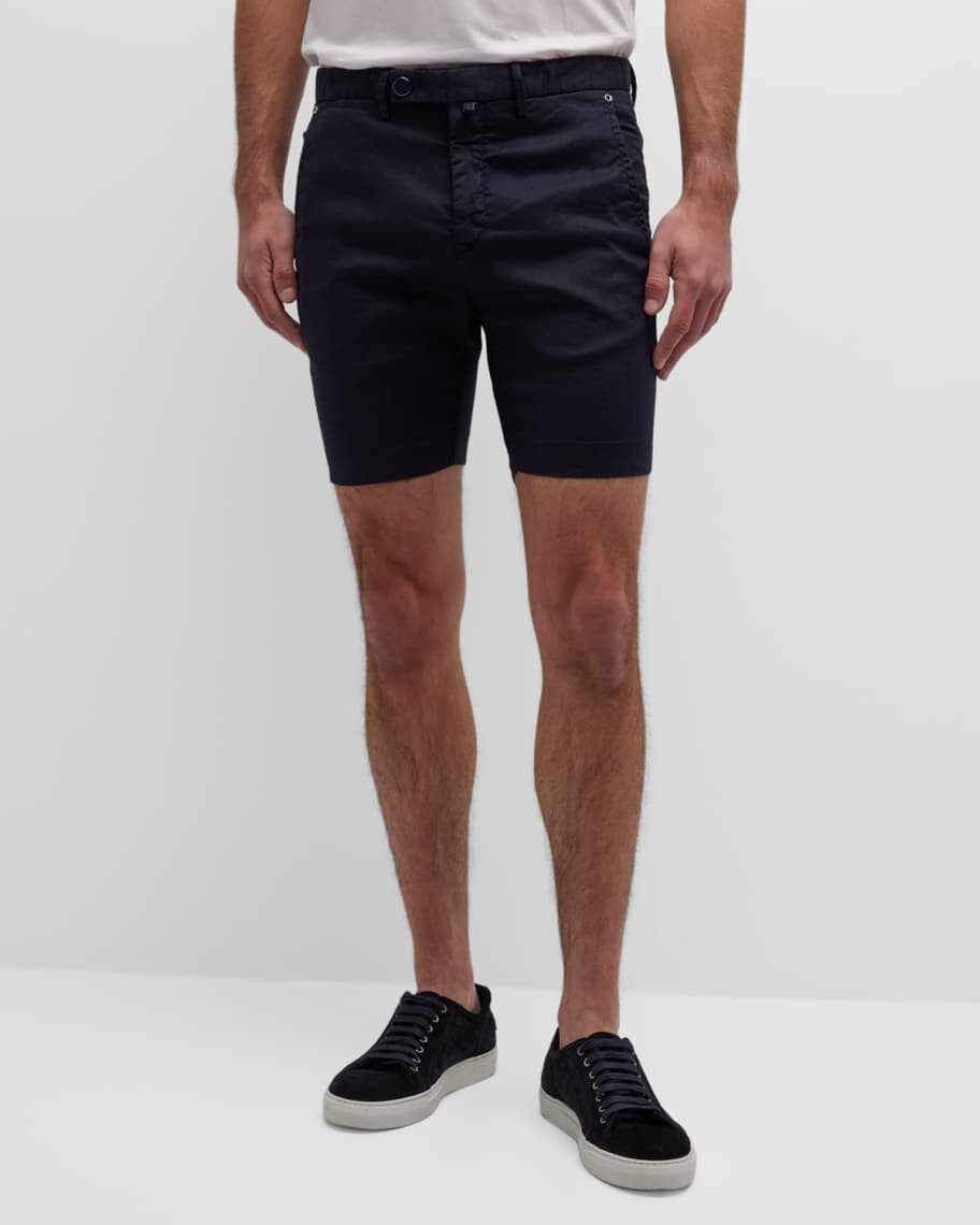 

Мужские облегающие шорты с плоским передом Kiton
