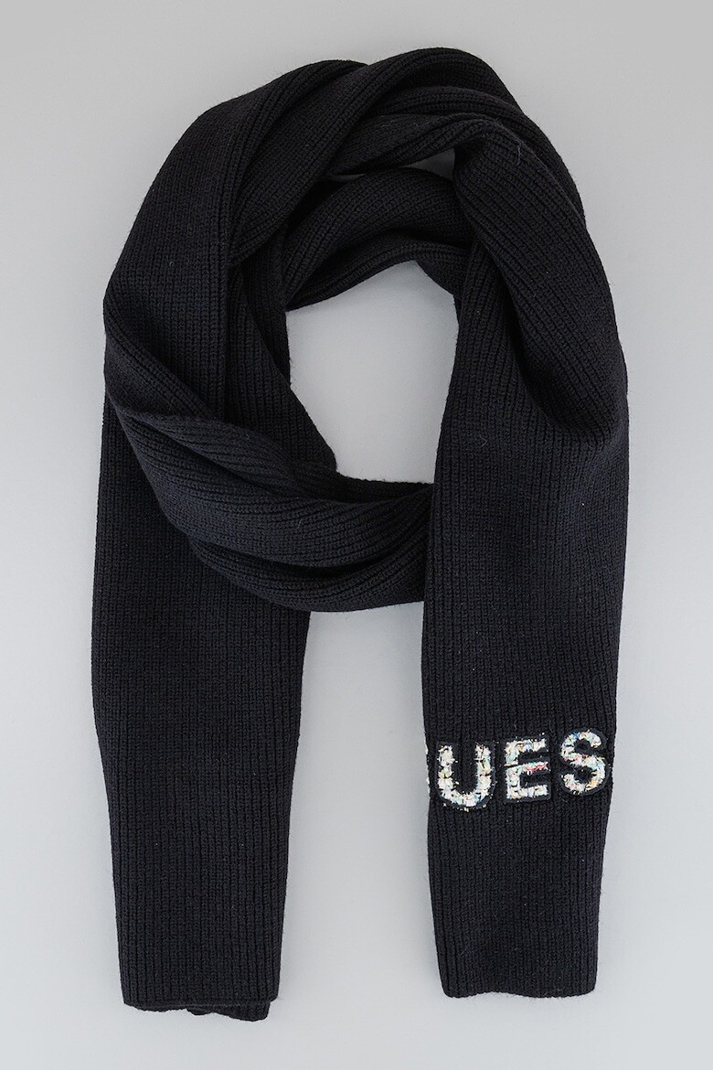 

Шарф с логотипом Guess, черный