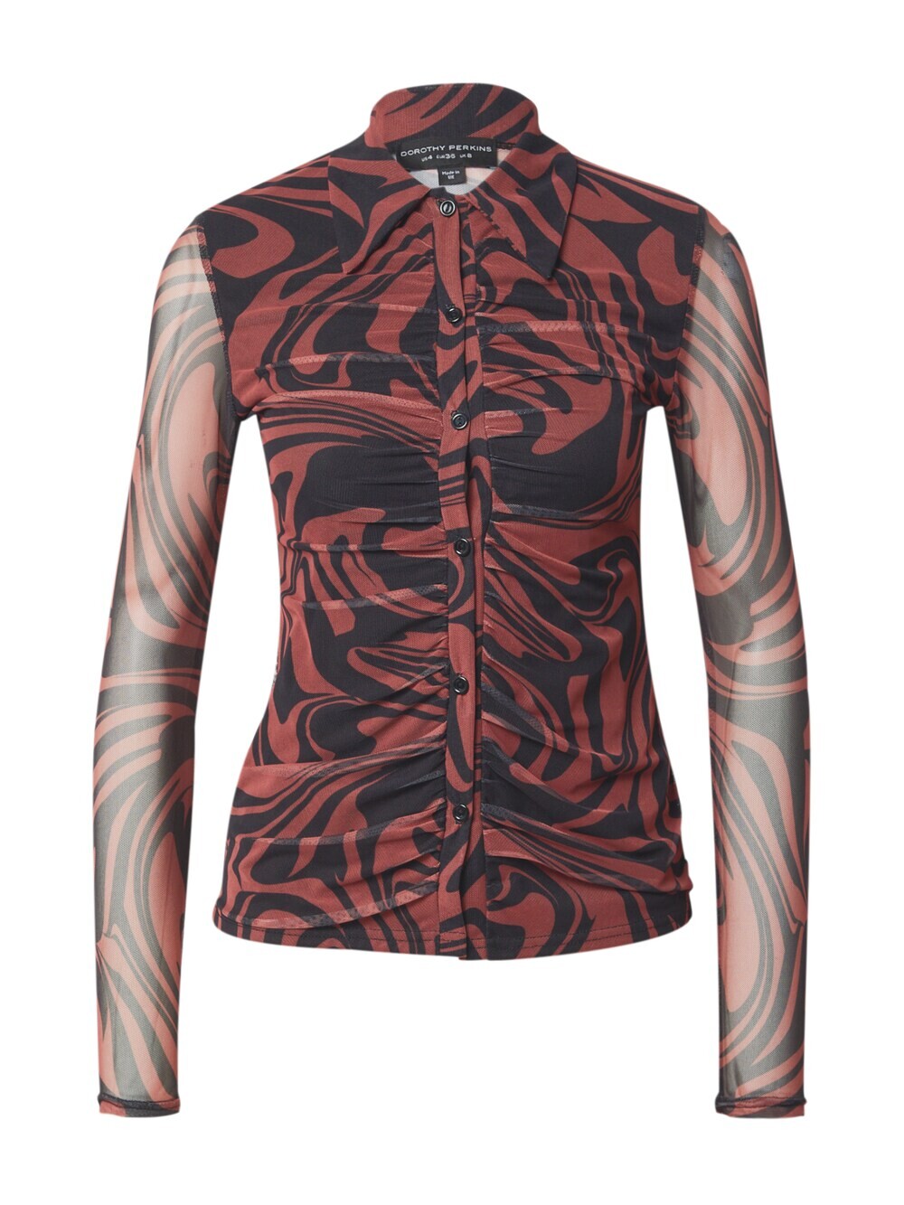 

Блузка Dorothy Perkins, каштановый