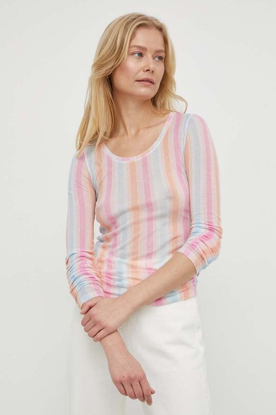 

Хлопковый топ с длинными рукавами American Vintage, мультиколор