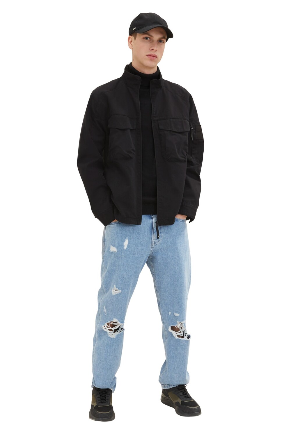 

Куртка - Черный - Классический крой Tom Tailor Denim, черный