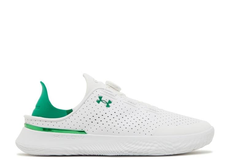 кроссовки under armour slipspeed grove green зеленый Кроссовки Under Armour SLIPSPEED 'WHITE KELLY GREEN', белый