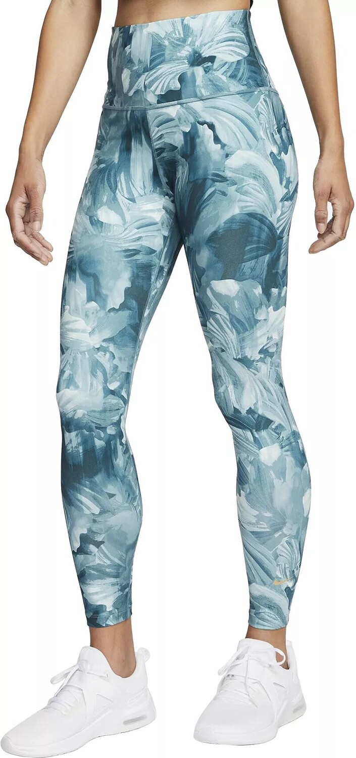 

Женские леггинсы Nike One с высокой талией 7/8 и сплошным принтом