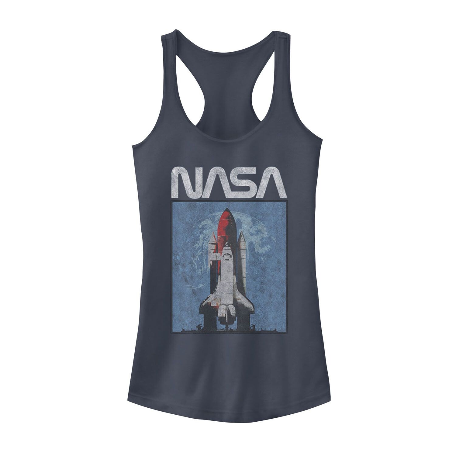

Майка в стиле постера для юниоров NASA Rocket Shuttle Licensed Character