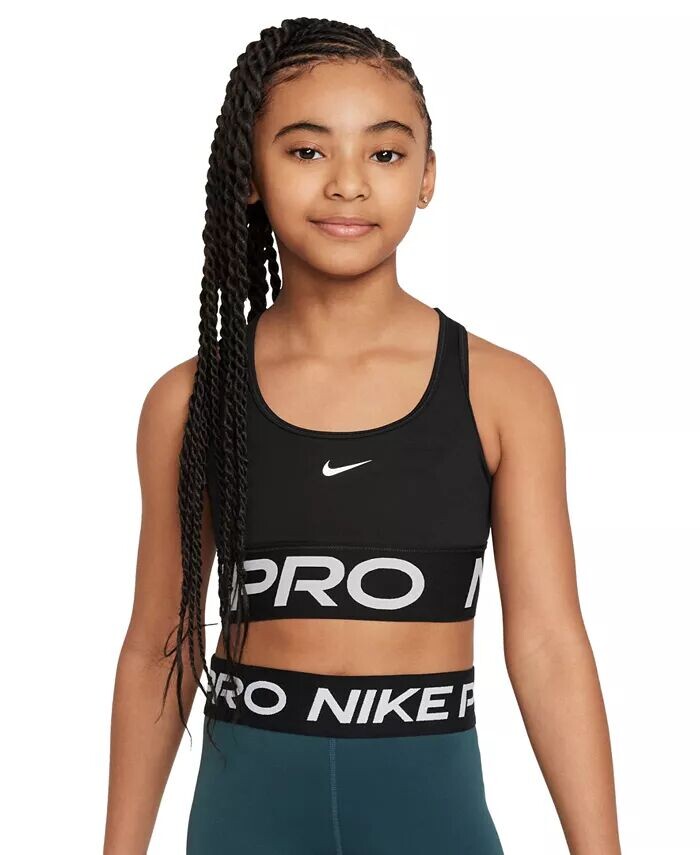 

Спортивный бюстгальтер Big Girls Pro Swoosh Dri-FIT Nike, синий