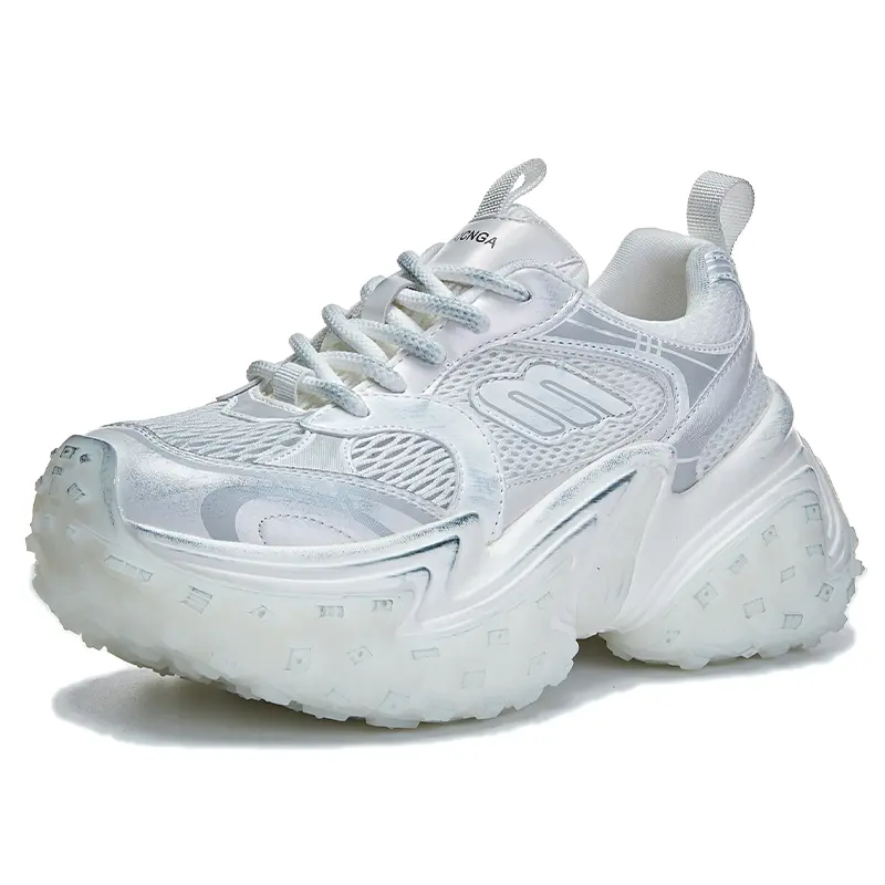 

Кроссовки женские толстые низкие Klammkicks, бежевый