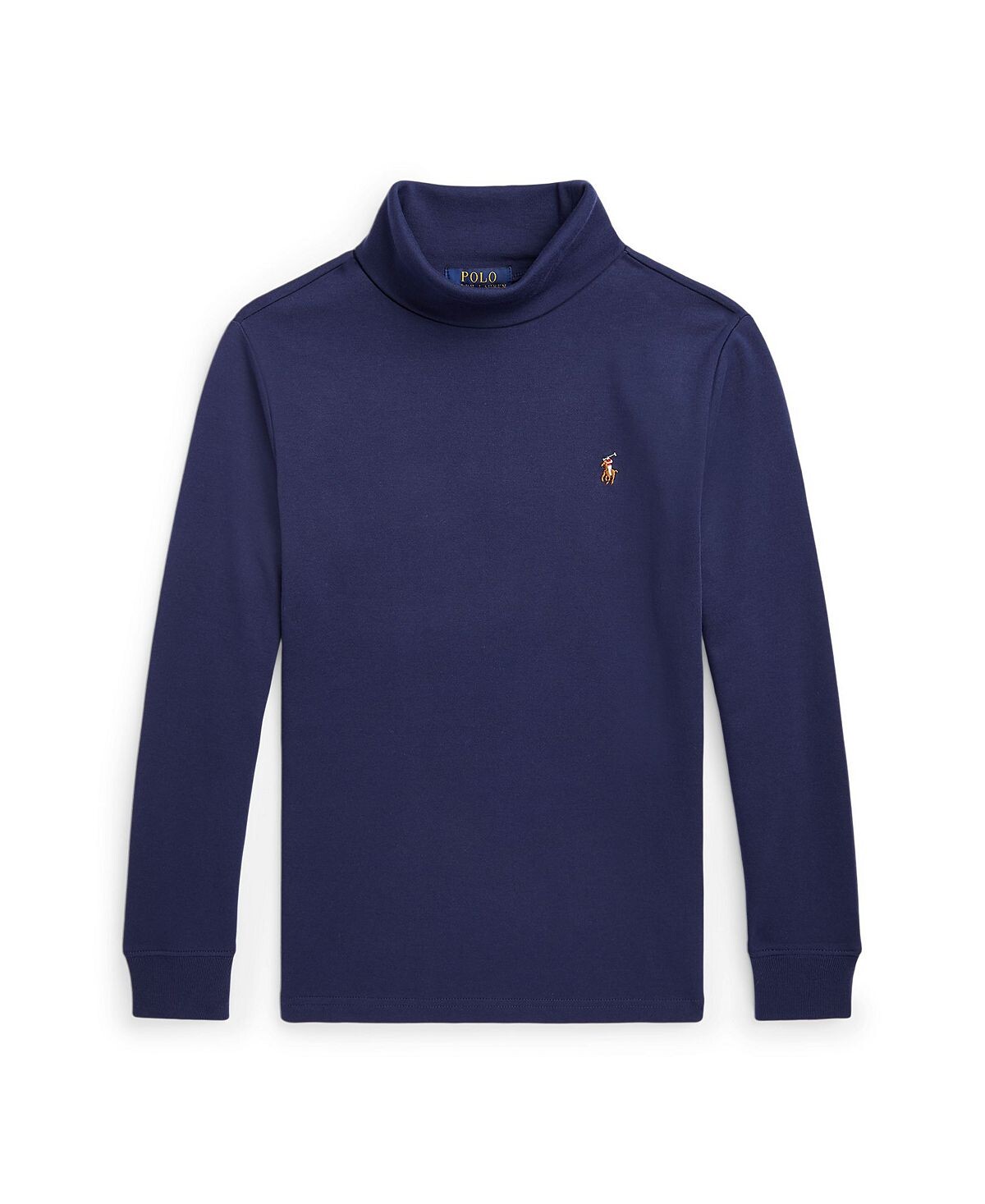 

Хлопковая водолазка из интерлока для больших мальчиков Polo Ralph Lauren