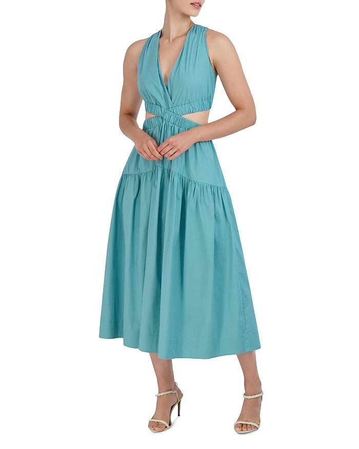 

Платье миди без рукавов Day с вырезом BCBGMAXAZRIA
