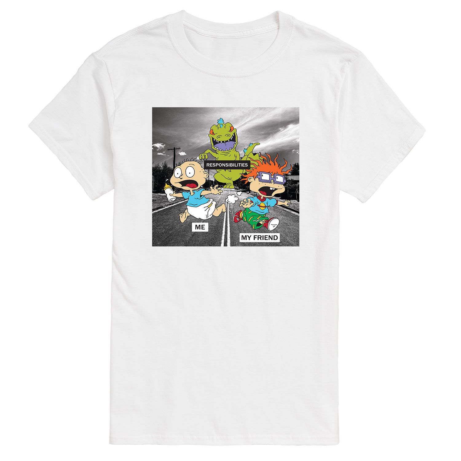 Мужская футболка Rugrats Meme Licensed Character