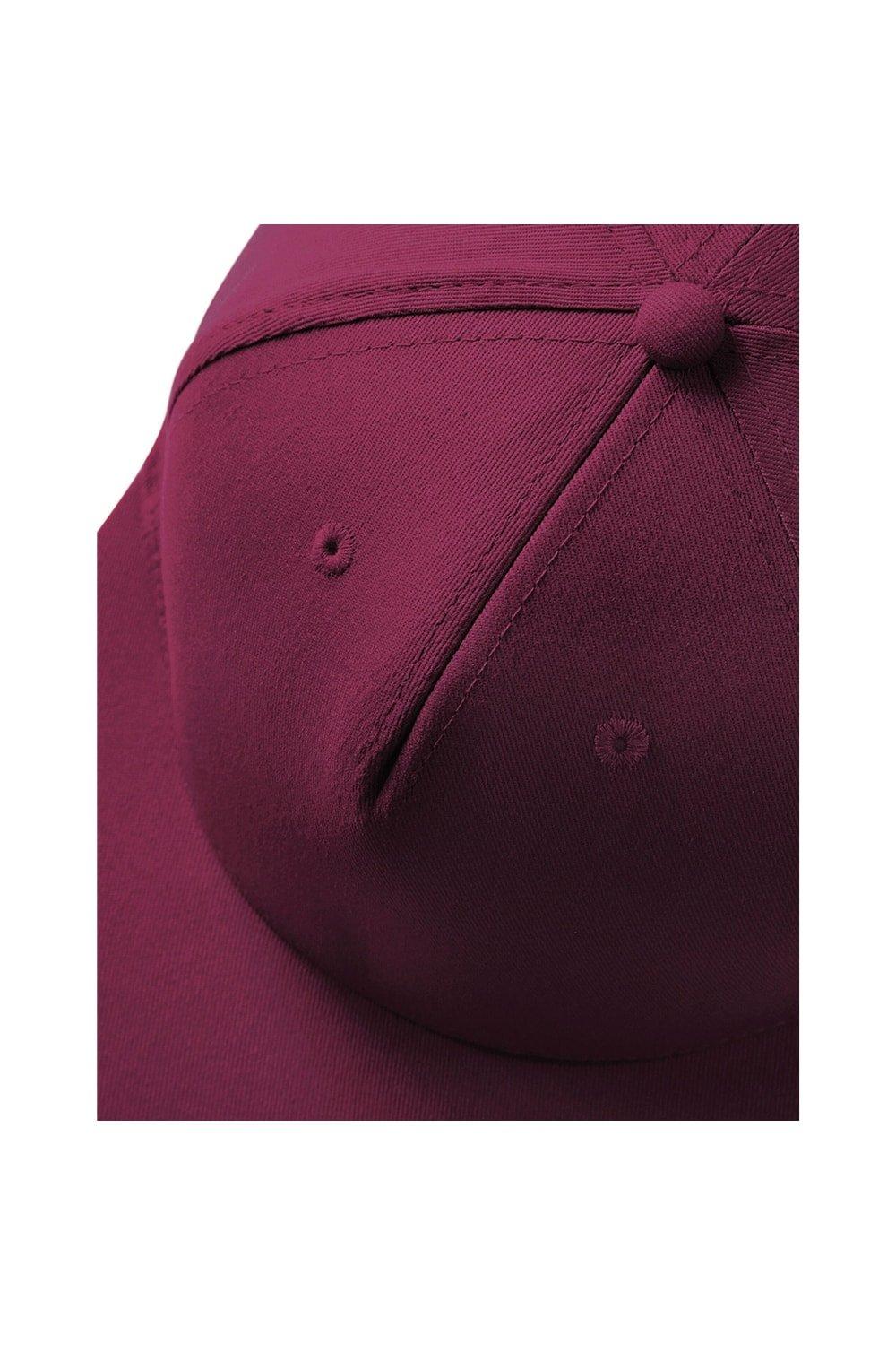 Рэперская кепка Snapback Beechfield, красный этикетка brother tze355 наклейка стандартная ламинированная