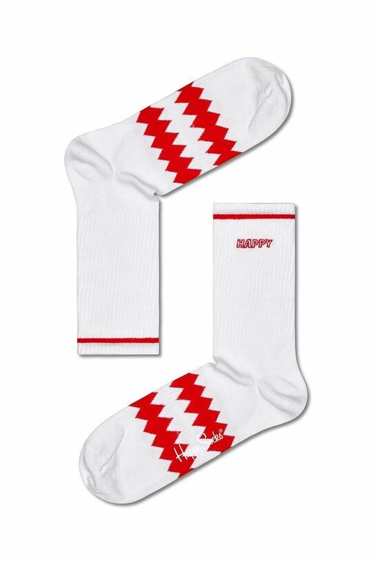 

Носки с зигзагом Happy Socks, белый