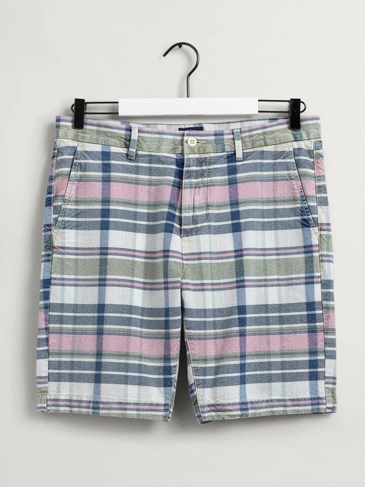 

Тканевые шорты Gant, цвет Blau/ Rosa