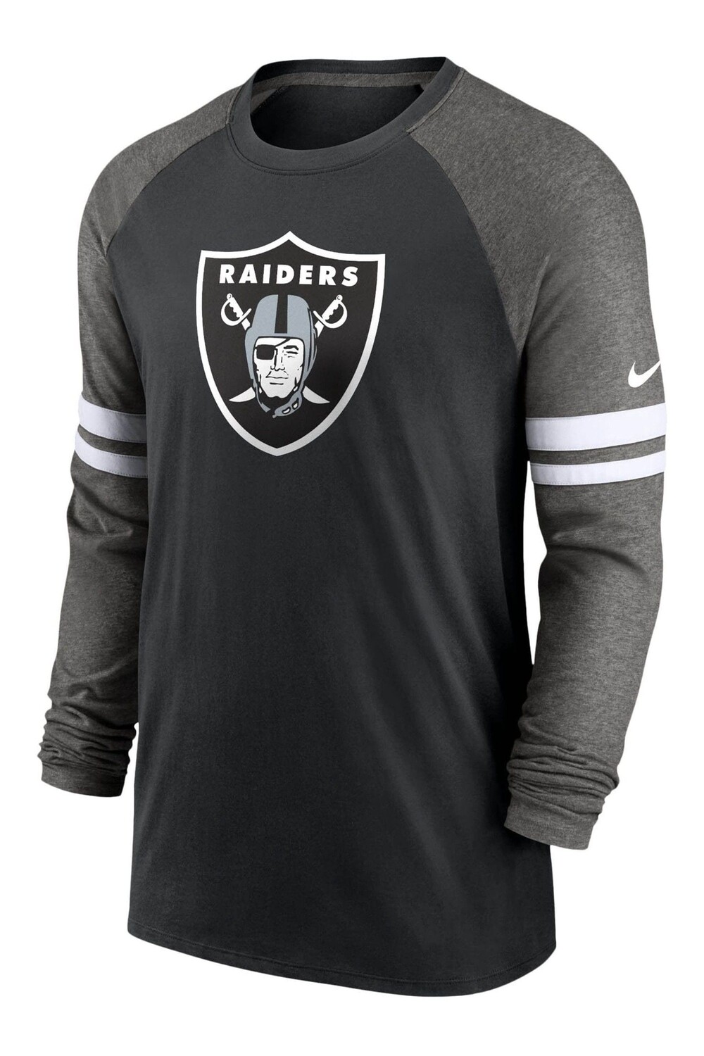 

Хлопковая футболка реглан с длинными рукавами Fanatics Las Vegas Raiders Dri-Fit от Nike Nike, черный
