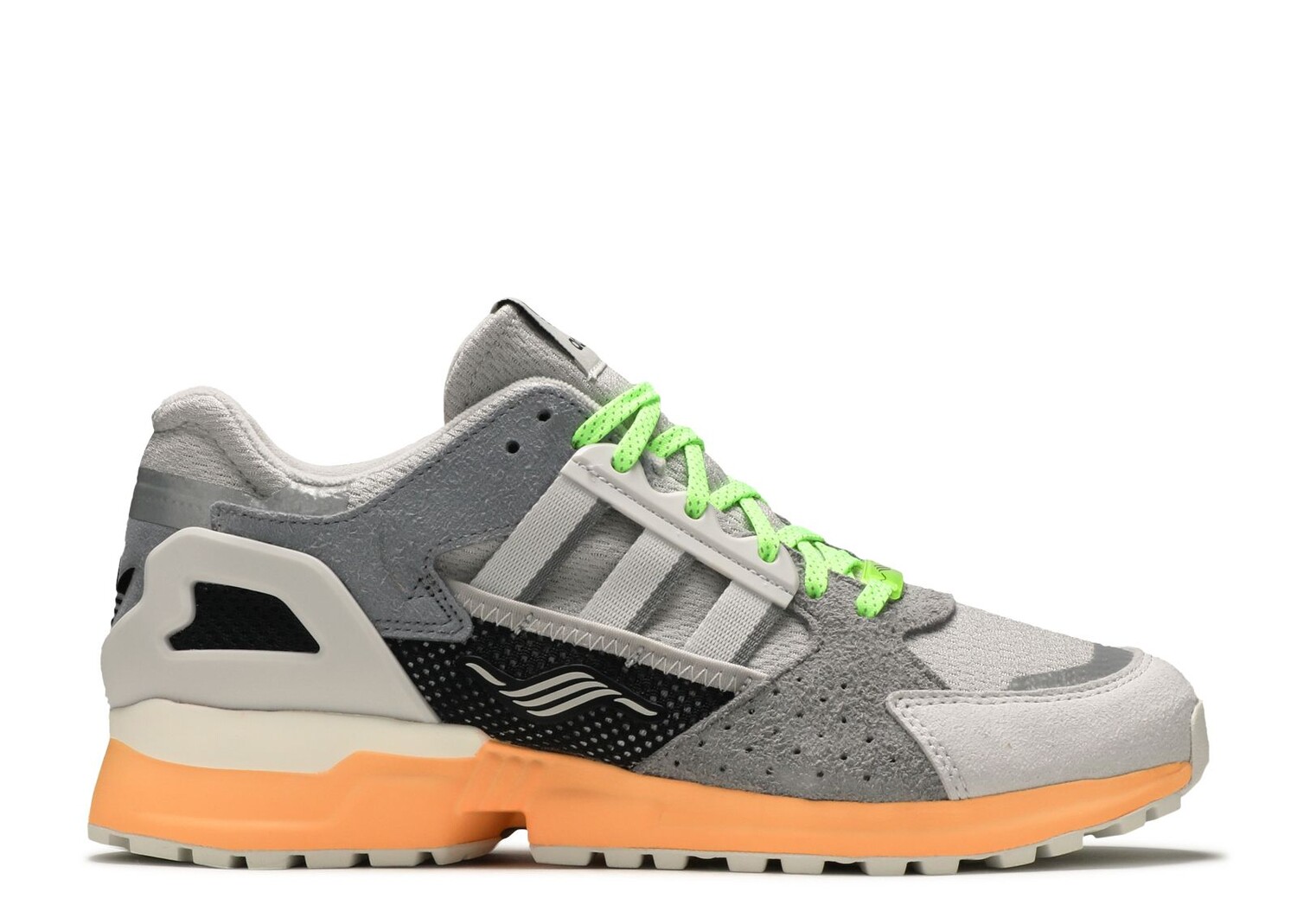 Кроссовки adidas Zx 10000 C 'Grey Acid Orange', серый