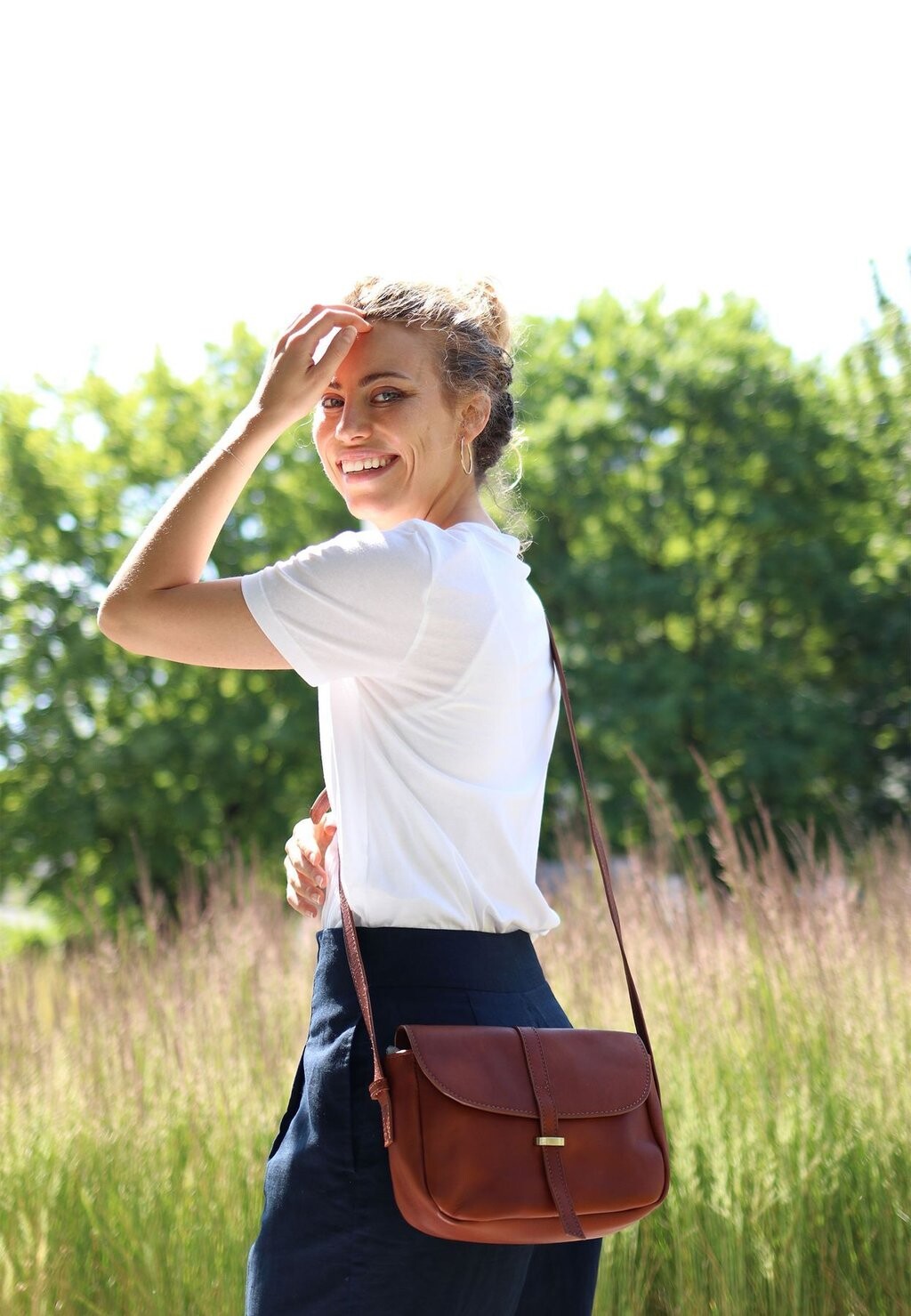 

Сумка через плечо CROSSBODY ELLIE SID & VAIN, цвет chestnut