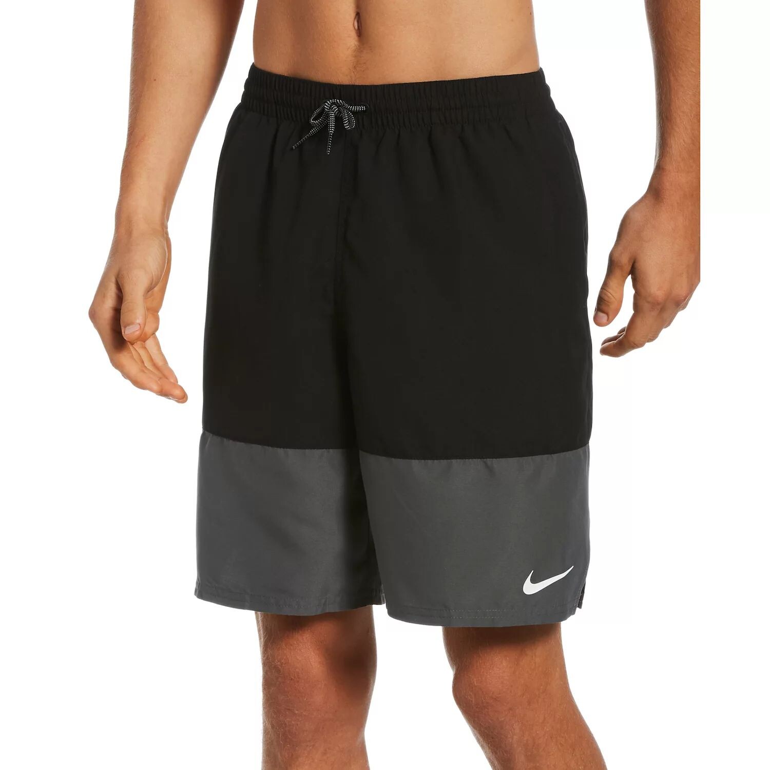 

9-дюймовые плавки Swim Split Big & Tall Nike, черный