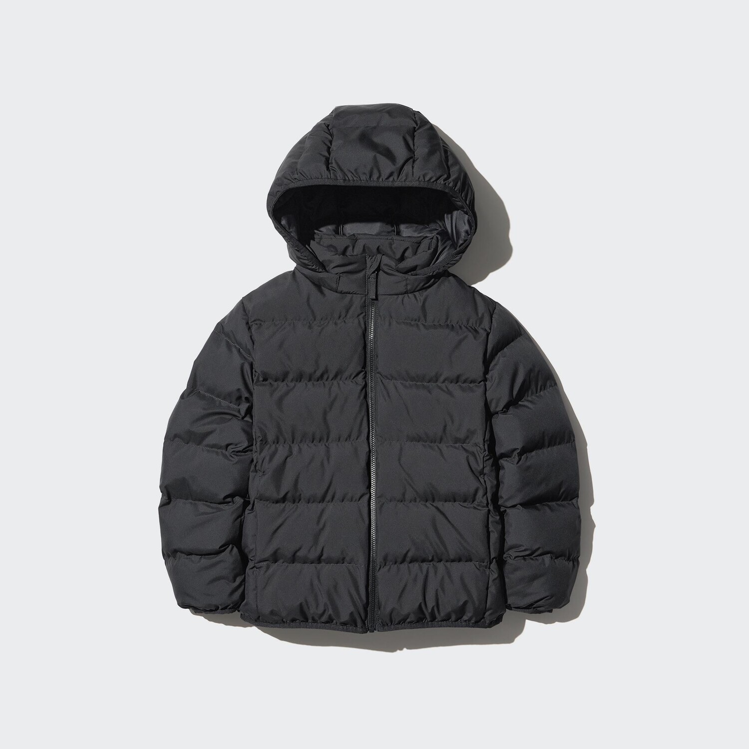 

Детская теплая моющаяся парка с капюшоном (водоотталкивающая) UNIQLO, черный