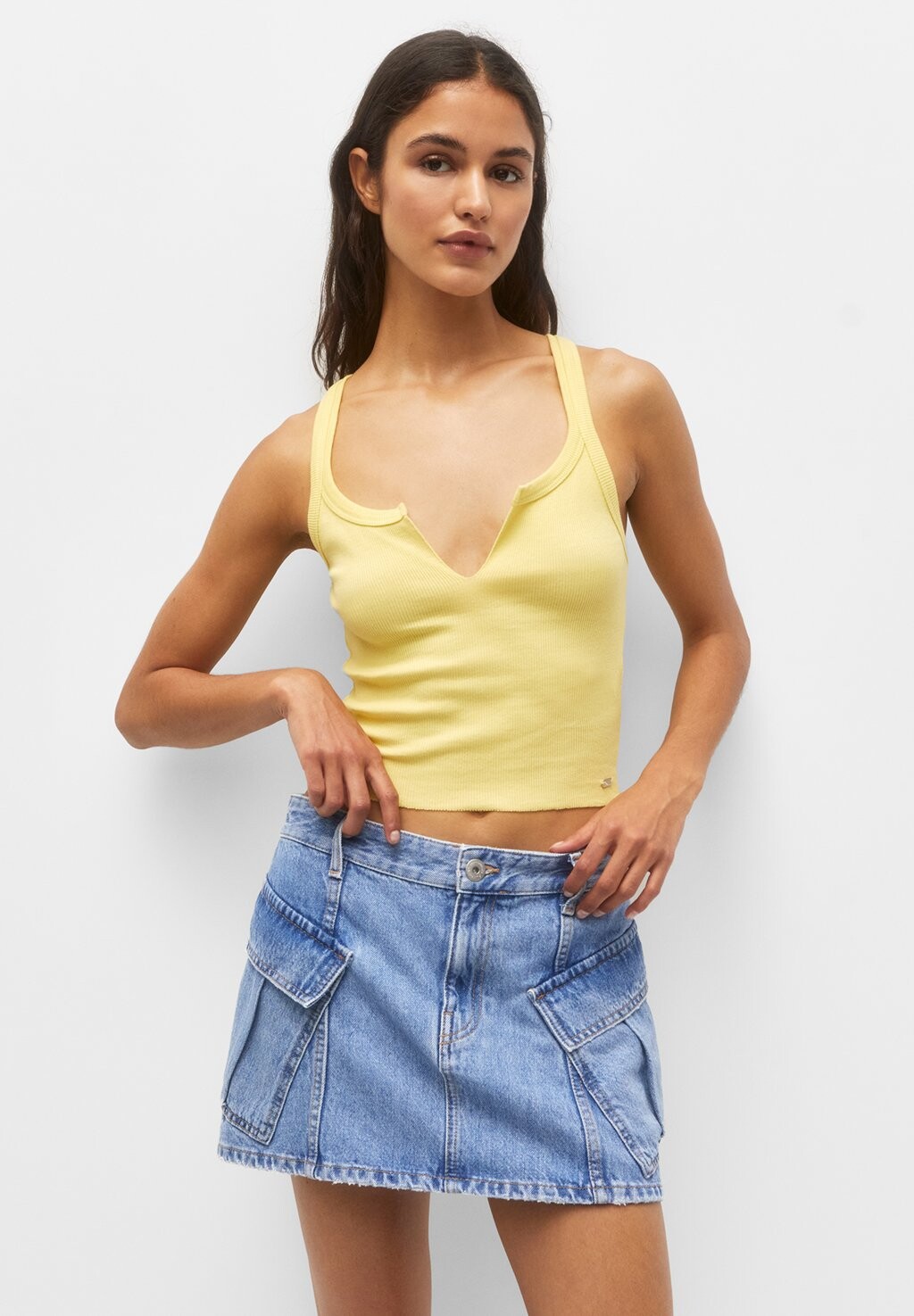 

Топ PULL&BEAR, желтый
