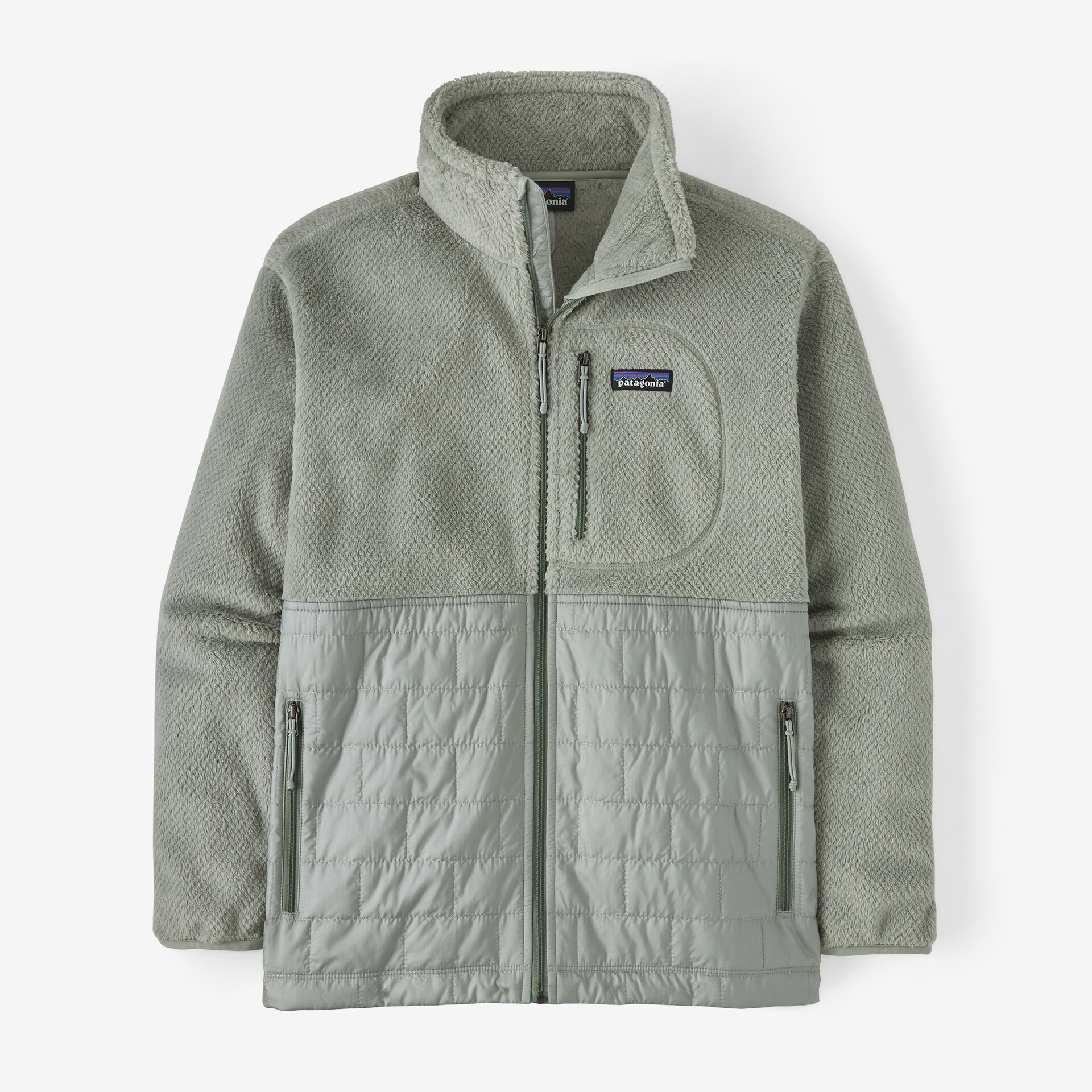 Женская гибридная куртка Re-Tool Patagonia, зеленый цена и фото