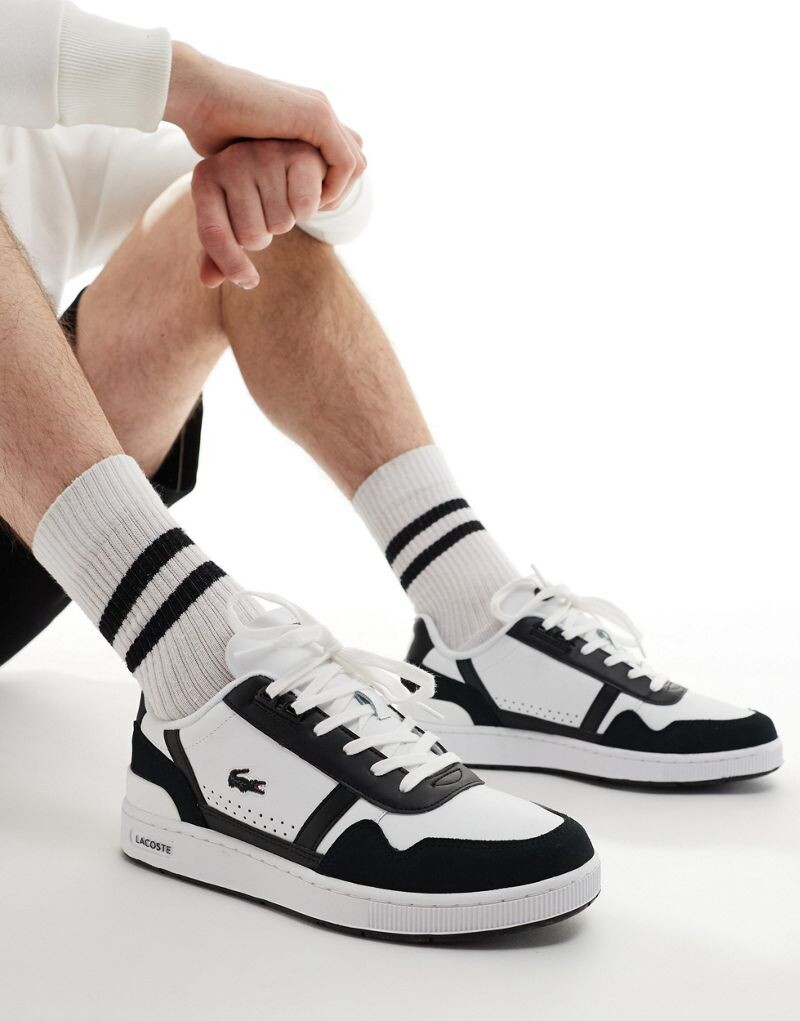 

Черные кроссовки Lacoste t-clip 124 7 sma