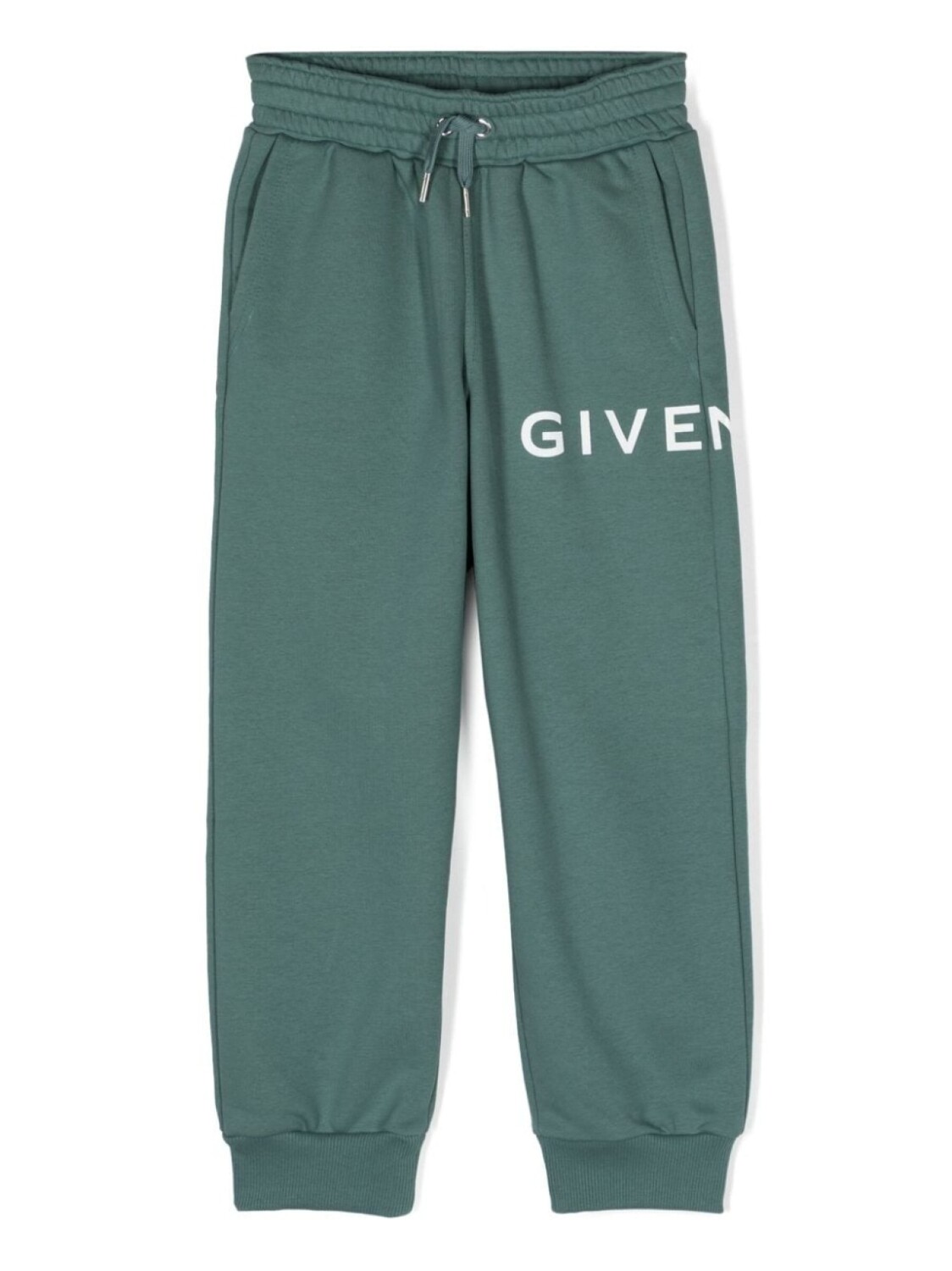 

Givenchy Kids спортивные брюки с логотипом, зеленый
