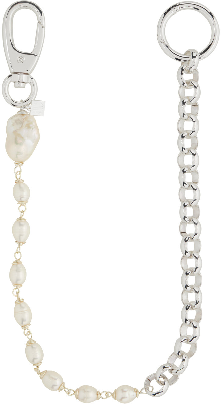 

Серебряный Жемчужный Кошелек Вампир-Цепочка Жемчужный Pearl Octopuss.y
