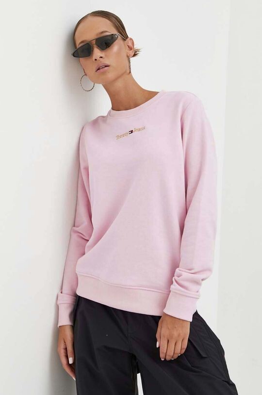 

Толстовка Tommy Jeans, розовый