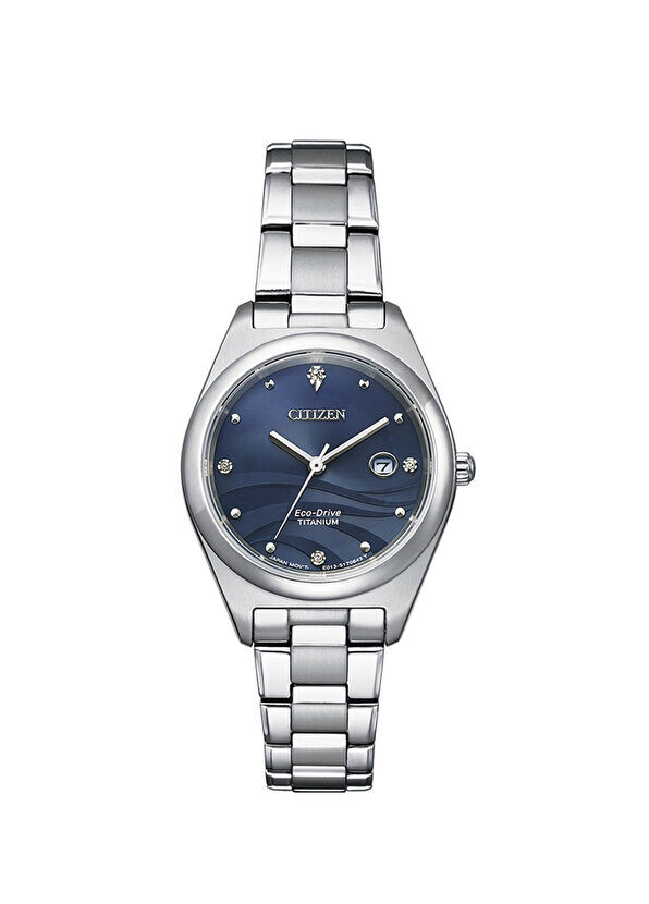 

Женские титановые наручные часы Ew2600-83L Citizen, серебряный