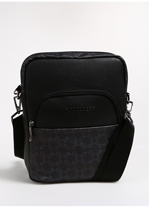 

Кожаный черный мужской портфель U.S. Polo Assn.