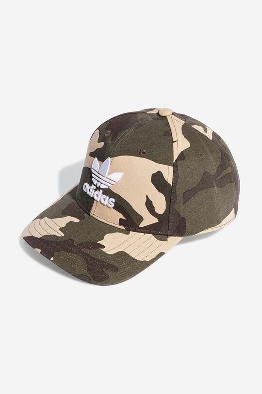 

Хлопковая бейсболка adidas Originals, зеленый