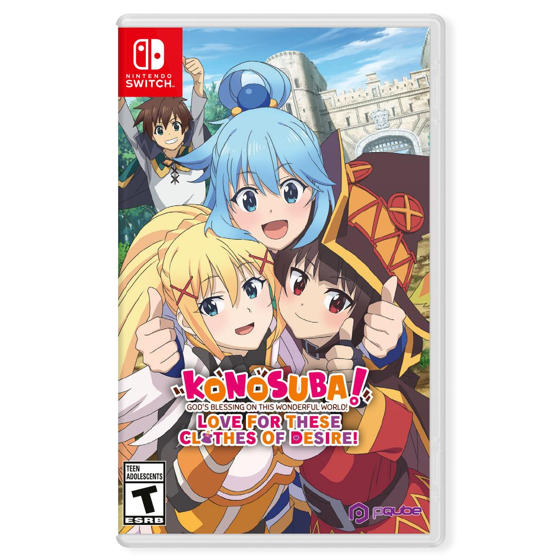 Видеоигра Konosuba - God's Blessing on this Wonderful World! Love For These Clothes of Desire! - Nintendo Switch anime god s blessing on this wonderful world kraft paper retro konosuba poster home decor living room bar decoration painting