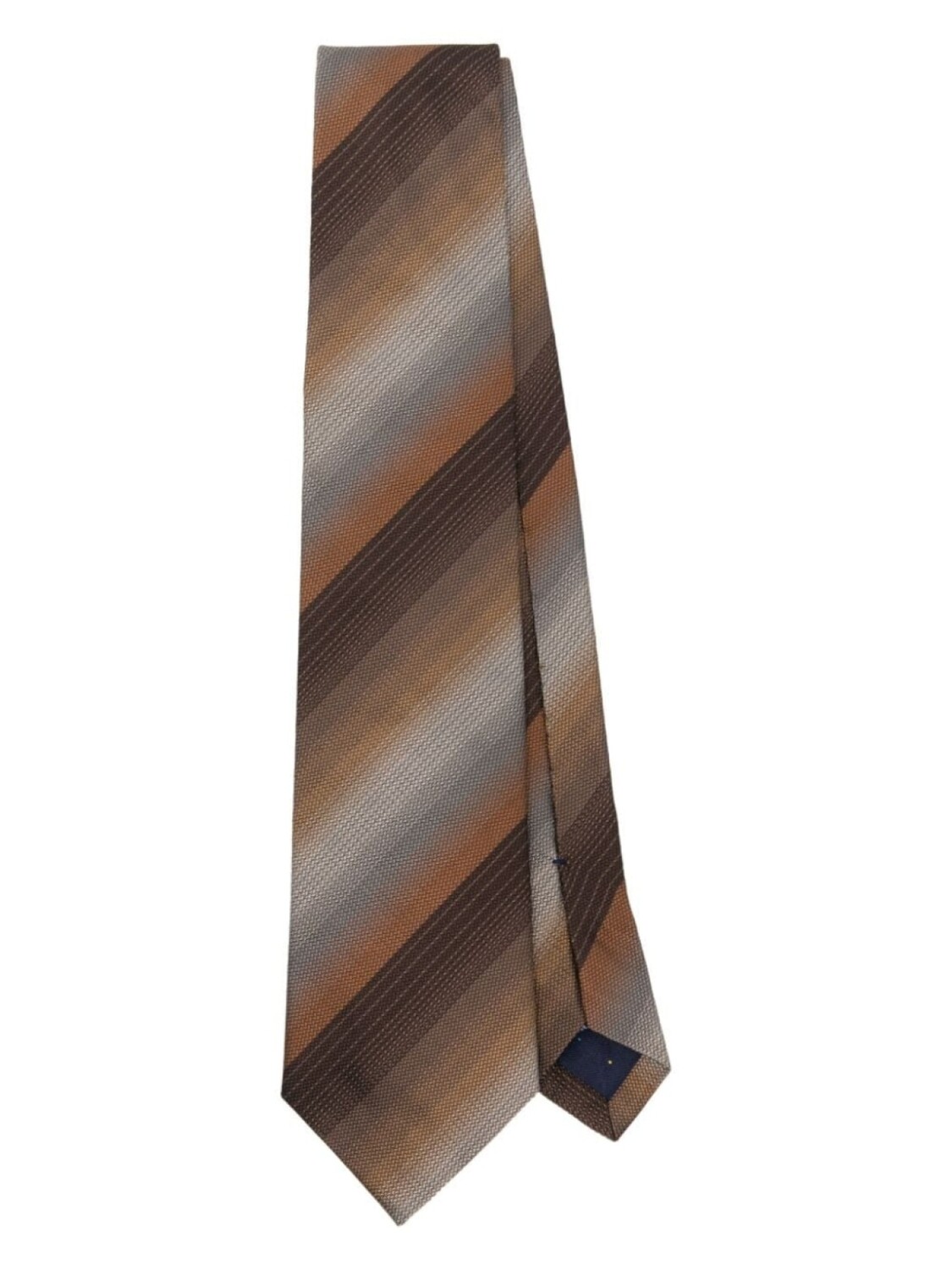 

Paul Smith галстук Ombre Stripes, коричневый